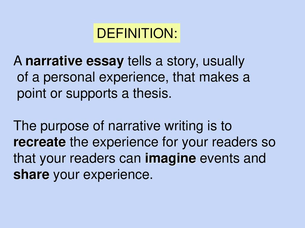 Narrative def deals